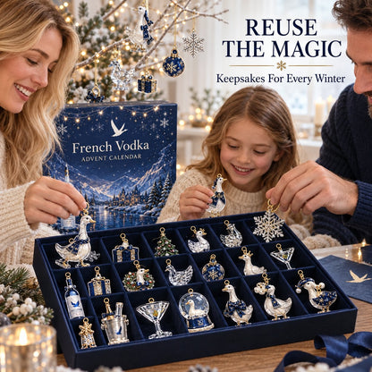 Winter Blue Swan Advent Calendar | 24-Day Luxury Countdown Set 🦢✨