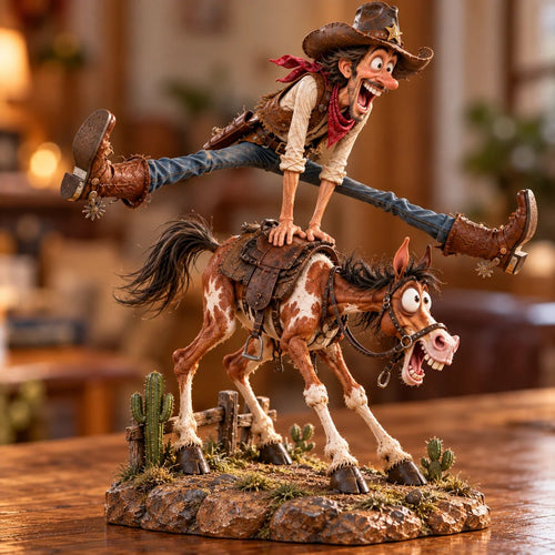 🤠Hold My Hat! – Fun Wild West Figurine🐴(📦Buy 2 Free Shipping)