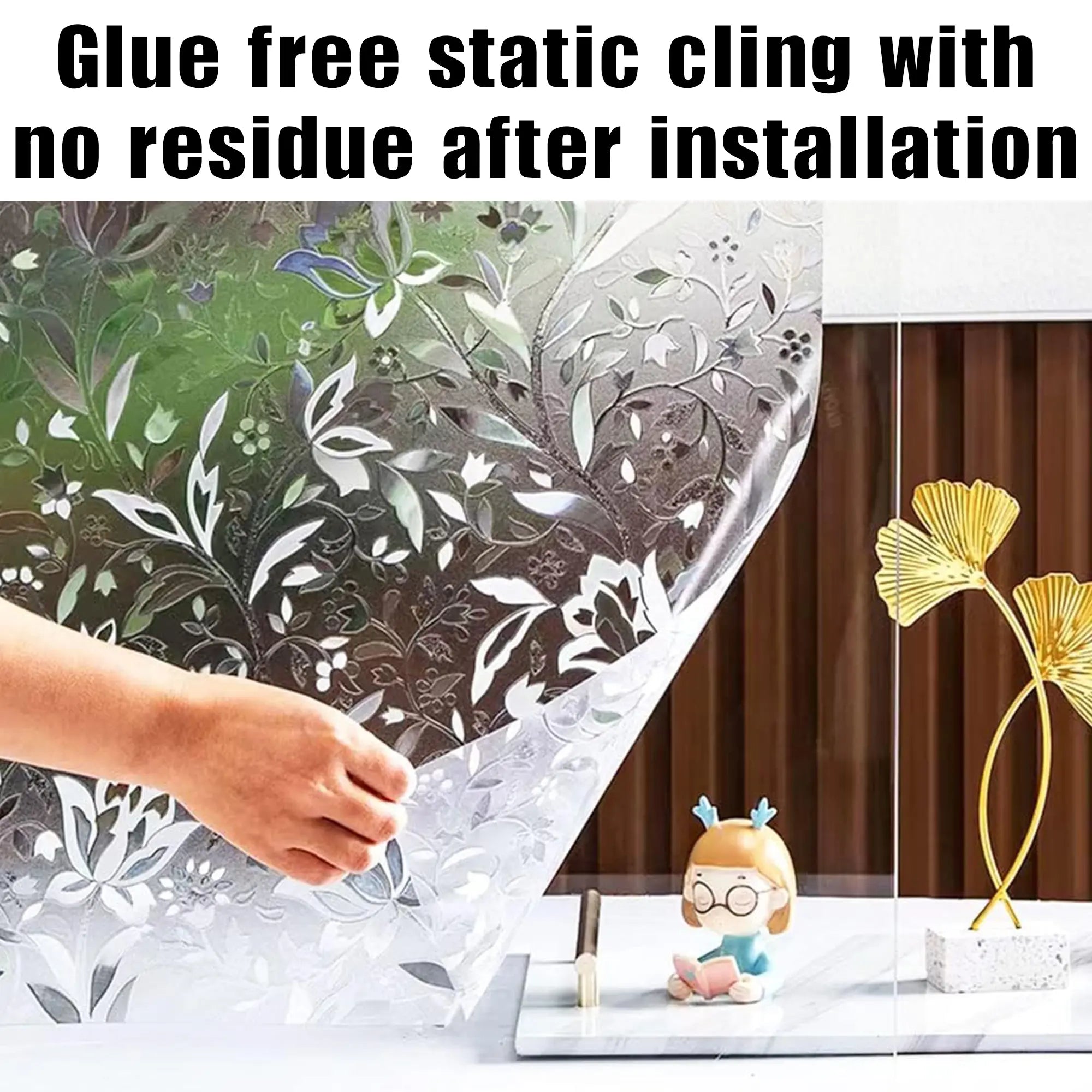🪟Window Privacy Film – No Glue, No Tools, No Commitment!