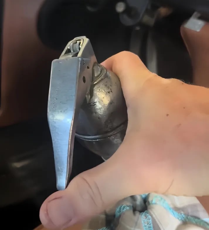 Grenade-shaped car gear shift knob