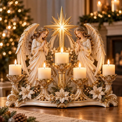 ✨🕯️ Light of His Presence — Sacred Christian Candleholder ✝️🤍