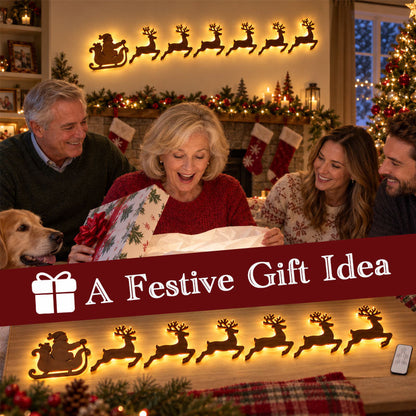 Christmas LED Wall Decorations - festive light-up wall display