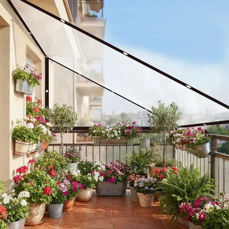 Transparent PE Tarpaulin- 3 × 3m