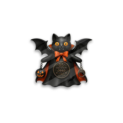🎃 Jeep 85th Anniversary Grim Reaper Duck Magnet – Halloween Acrylic Car Décor