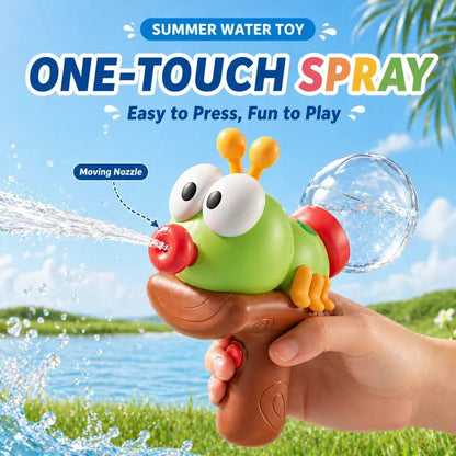 Kids Cute Caterpillar Electric Water Gun | Summer Outdoor Splash Toy 🐛💦
