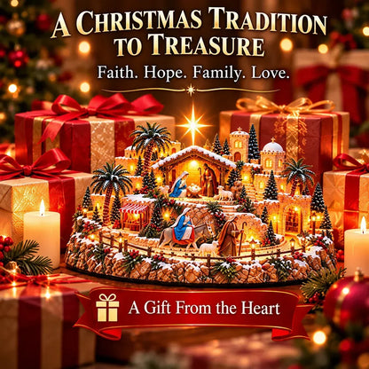 ✨Last Day 49% OFF🌟🎄'Journey of the Star of Bethlehem™' Illuminated Village