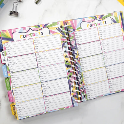 📅✨ 2027–2028 Life Planner – 24-Month Weekly & Monthly Organizer with Stickers & Bill Trackers