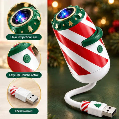 🎄 Merry Ride Christmas Car Projector Light – 24 Festive Slides