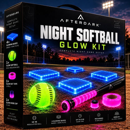 Night‑Time Softball Playing Set