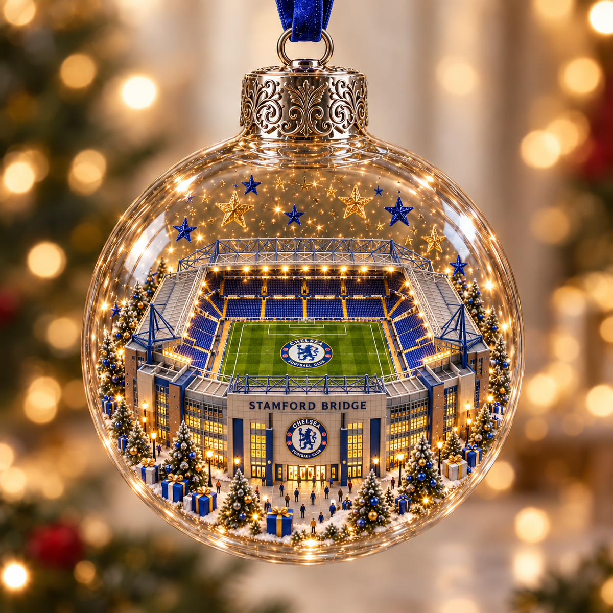 ⚽ Light-Up Football Stadium Christmas Ornament | 20 Styles – 15