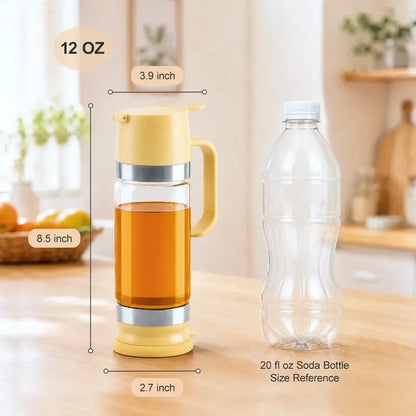 🍯🔥 HOT SALE | No-Drip Glass Honey Dispenser with Base