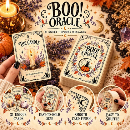 🎃 31 Nights of Halloween Oracle Deck – Sweet & Spooky Daily Messages 🔮
