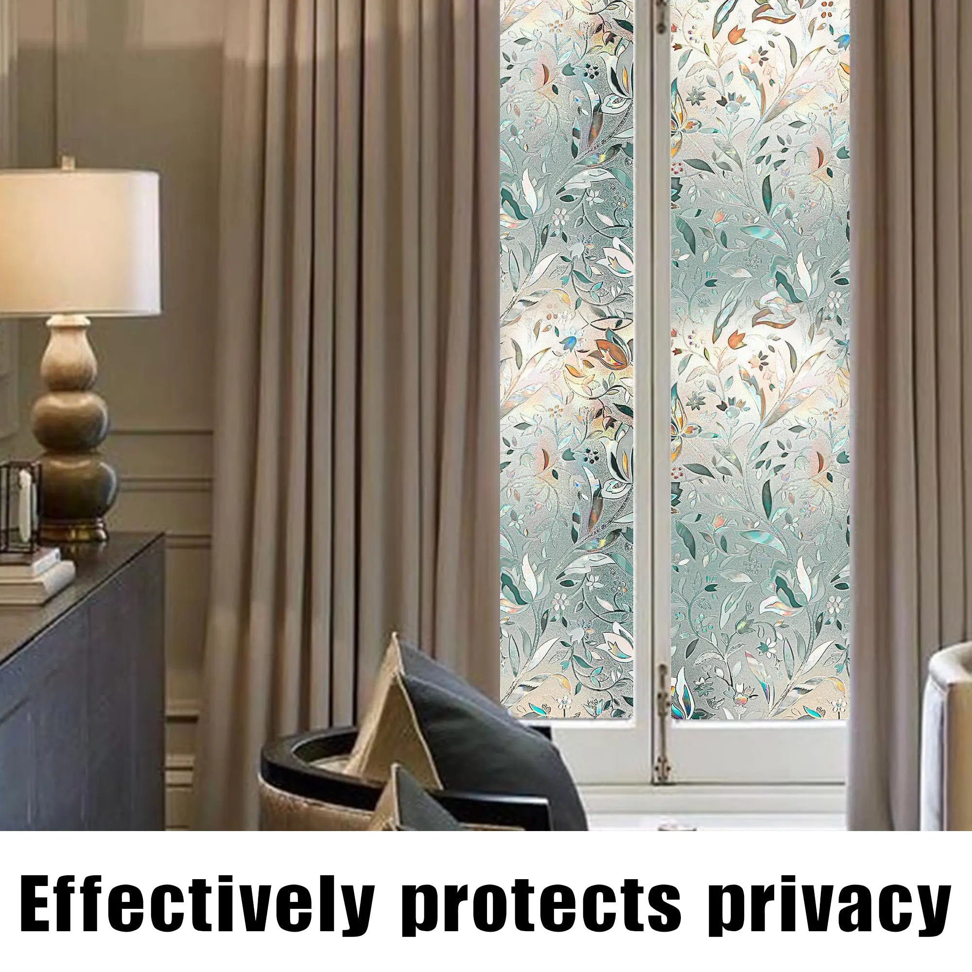 🪟Window Privacy Film – No Glue, No Tools, No Commitment!