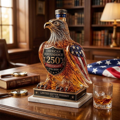 American Independence 250th Anniversary 1776-2026 Whiskey Bottle