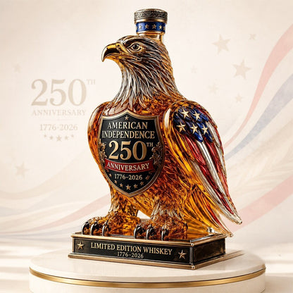 American Independence 250th Anniversary 1776-2026 Whiskey Bottle