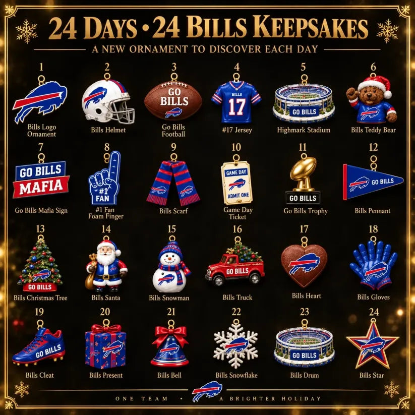Buffalo Bills Christmas Advent Calendar