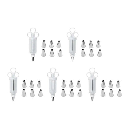 🧁 Frosting Piping Tip Set – Easy Cake & Cupcake Decorating ✨