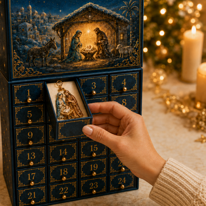 🎄 TODAY ONLY: 50% OFF! 🎁 2026 Nativity Story Advent Calendar – 24-Day Christmas Countdown Ornament Set ✨