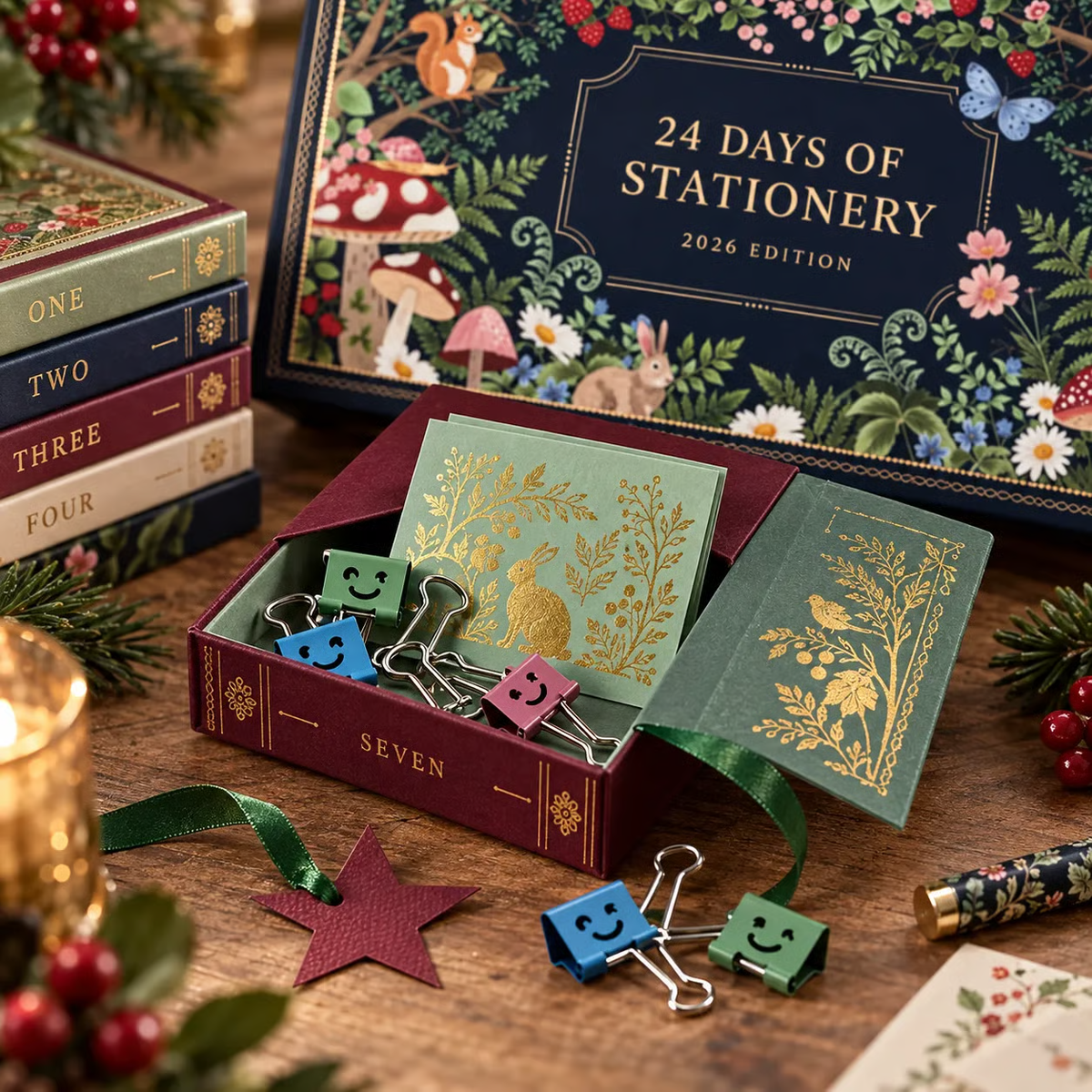 🔥 Buy 2 & Save 20% 📚 2026 Stationery Magic Advent Calendar – 24 Days of Christmas Surprises 🎄
