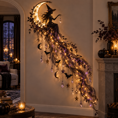 🎃✨ Elegant Halloween Cascade Wall Lights – Spooky Glowing Holiday Decor 👻