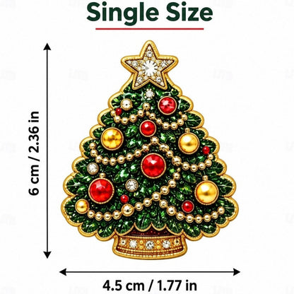 🔥 Hot Sale 🎄✨ DIY Christmas Pearl & Diamond Painting Fridge Magnet Kit – Sparkling Holiday Craft Fun 🧲