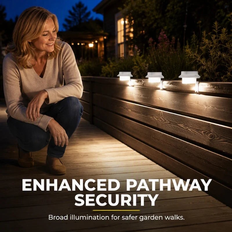 💡 Solar Outdoor LED Lights – Brighten Gutters, Fences & Garden Walls with No Wiring Needed 🏡