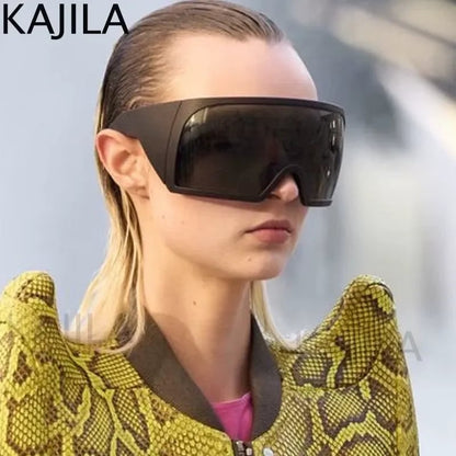 Hot Sale🕶️ Futuristic Wrap-Around Y2K Sunglasses