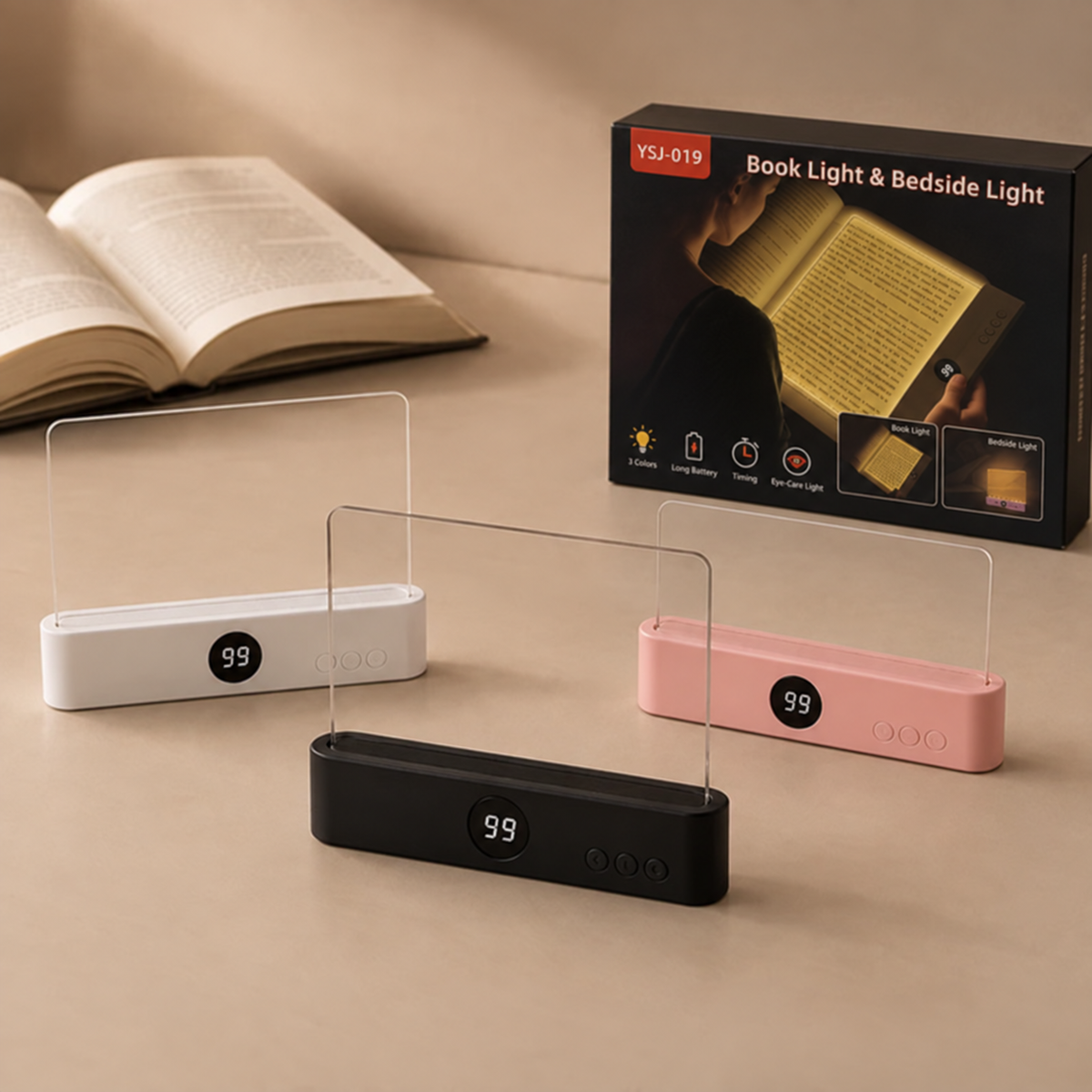 📖✨ Serene Reading Light – Soft, Cozy Illumination for Nighttime Reading