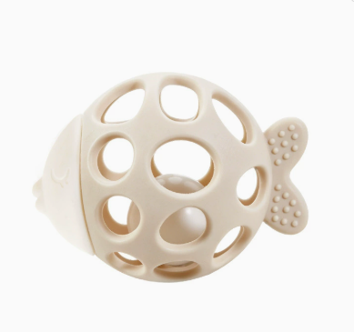 👶 Baby Silicone Rattle Teether 🍼 – BPA-Free Soft Gum Relief Sensory Toy for Newborns & Infants
