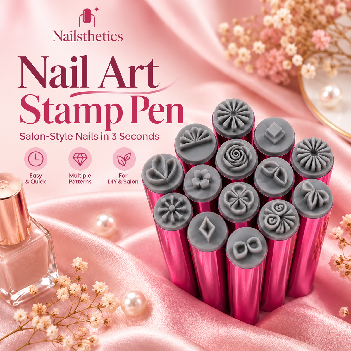 💅✨ Nail Art Stamp Pen – Beautiful Nails Made Easy