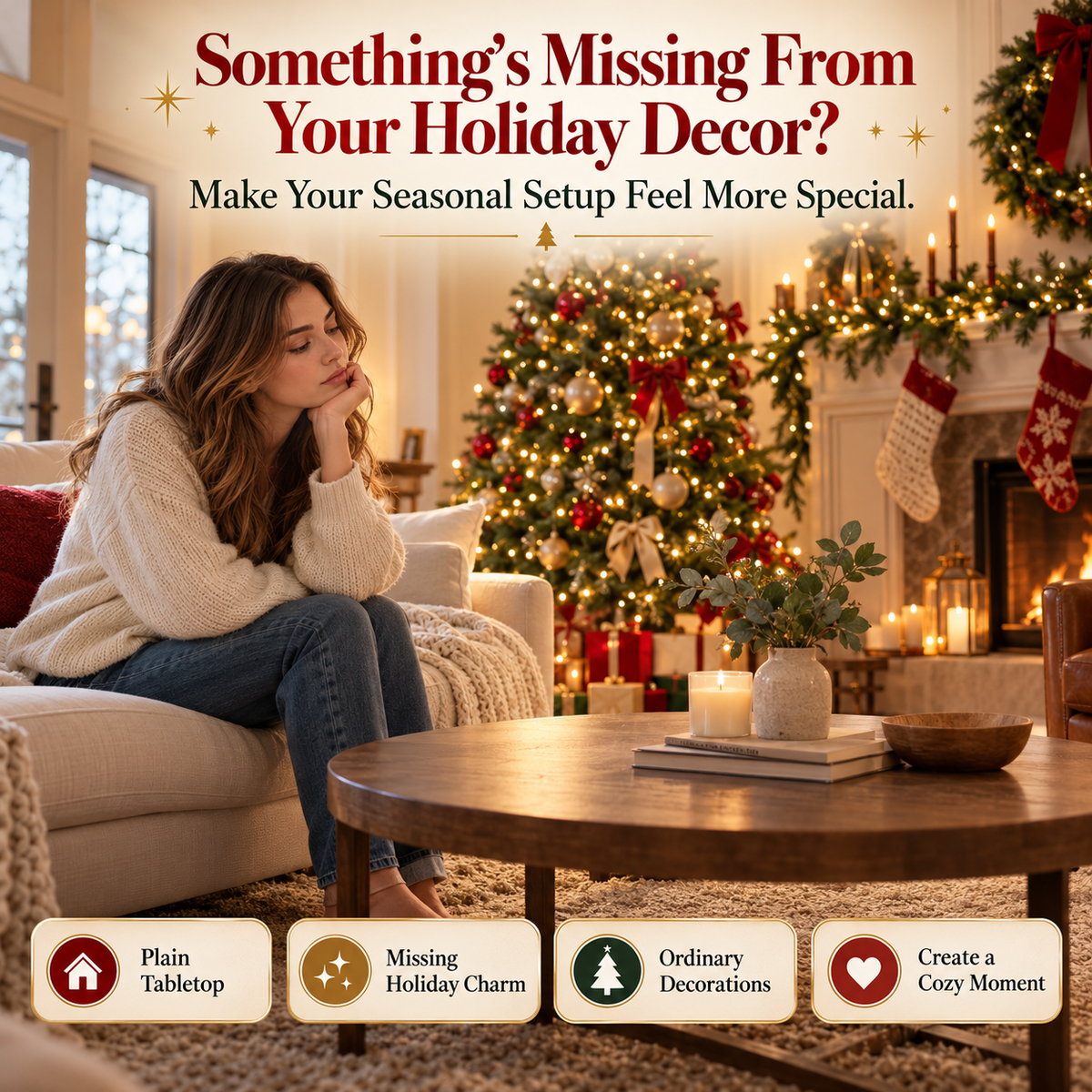 🎄🔥 Magical Christmas Campfire Aroma Diffuser – Realistic Flame-Effect Mist & Cozy Holiday Glow 🎅🍪