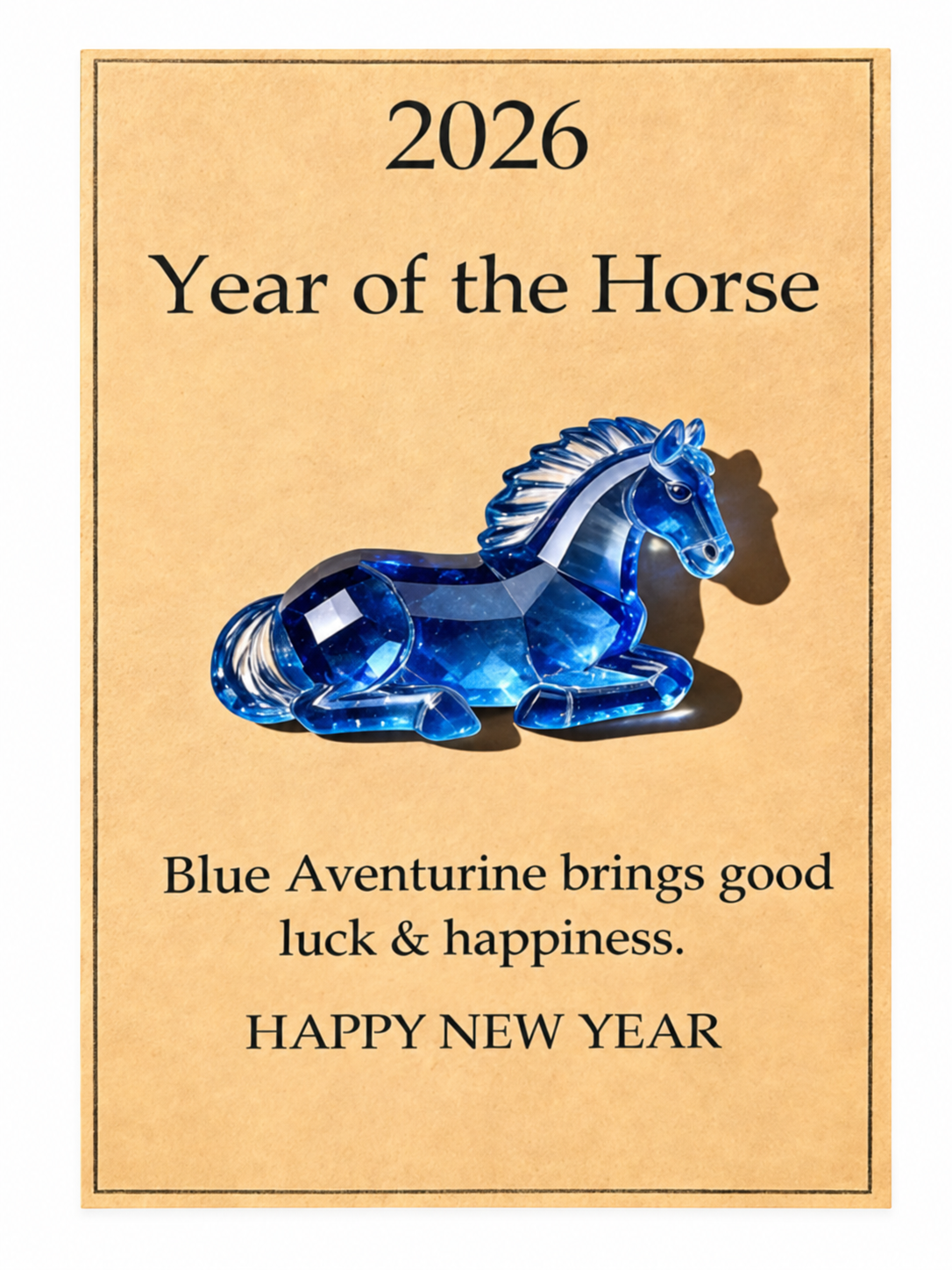 🍀🐴2026 Year of the Horse: Guardian — Symbol of Health & Smooth Journeys