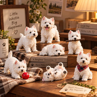 🐾 24 Days of Westies – 24-Day Advent Calendar with Collectible Westie Figurines