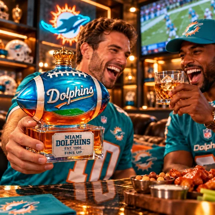 🏈👑 Football Crown Collector Bottle – A Tribute to the Team You’ve Stood By Season After Season