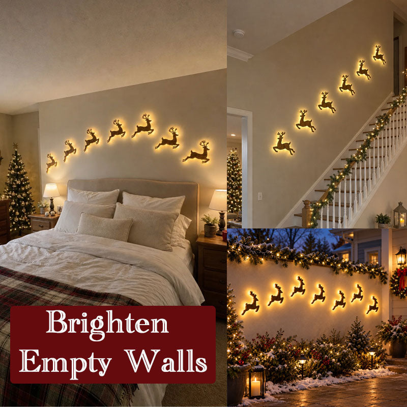 Christmas LED Wall Decorations - festive light-up wall display