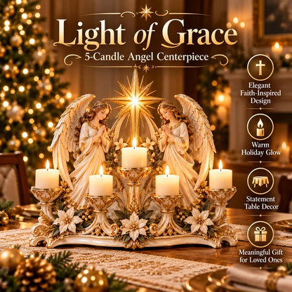 ✨🕯️ Light of His Presence — Sacred Christian Candleholder ✝️🤍