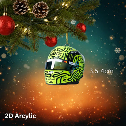 2026 Racing Helmet Advent Calendar, 24 Day Motorsport Christmas Countdown, Race Car Fan Ornament Gift