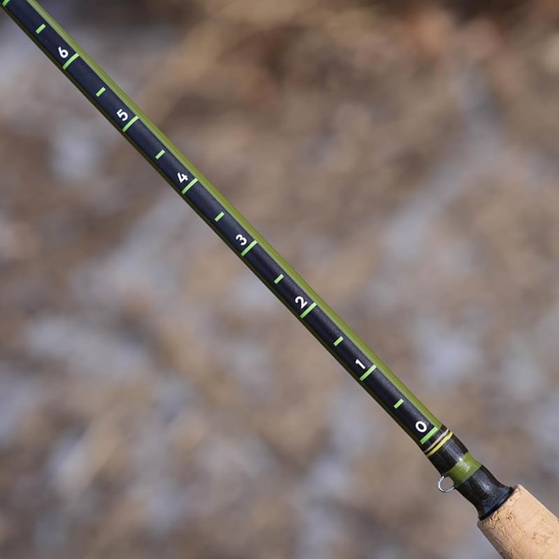 🎣Fishing Pole Measuring Tape Sticker - 24 Inch Ruler Decal to attach to Fishing Rod (2 Pack)