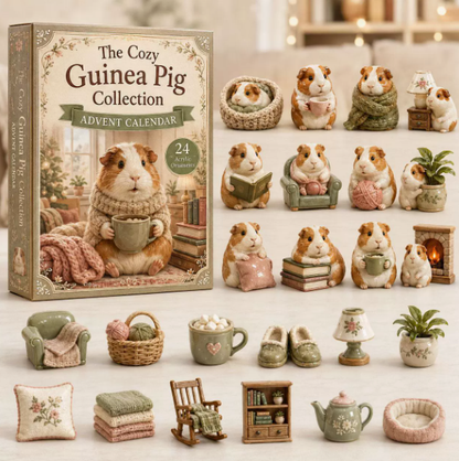 🔥 TODAY ONLY: 50% OFF – 2026 Guinea Pig Christmas Advent Calendar | 24 Days of Adorable Festive Surprises & Acrylic Ornament Blind Box Gift