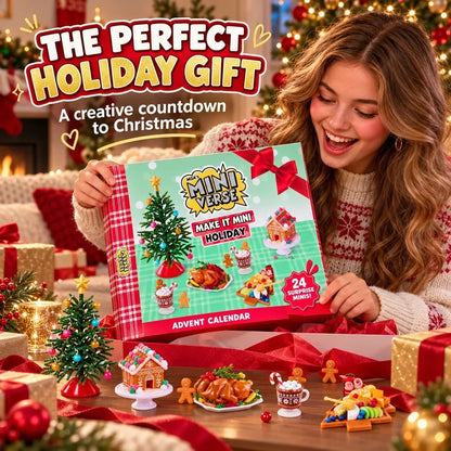 🎄 24-Day Holiday Miniature Advent Calendar | Craft Your Magic