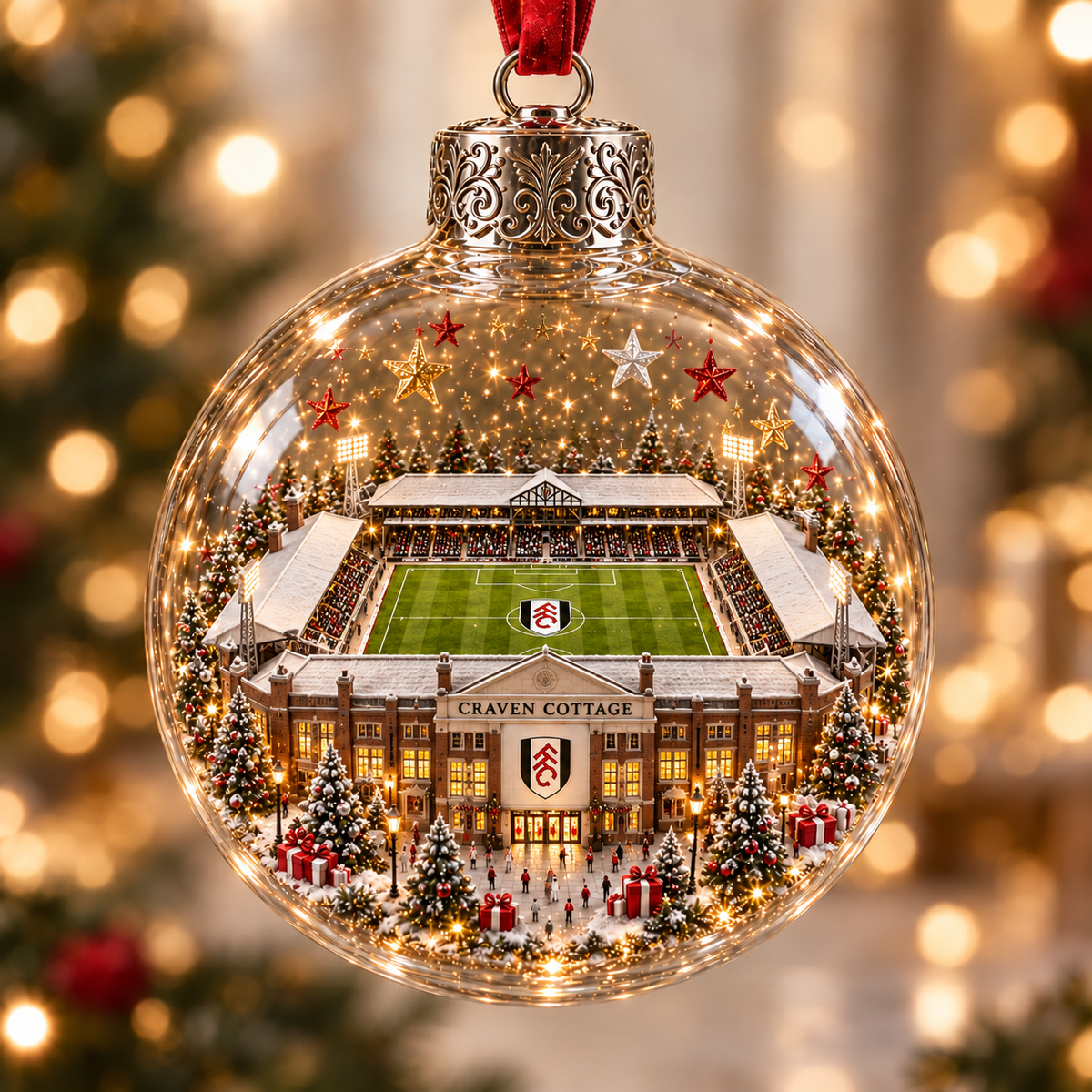 ⚽ Light-Up Football Stadium Christmas Ornament | 20 Styles – 6