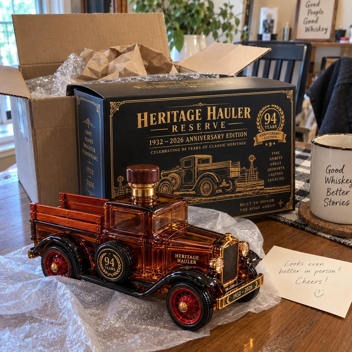 🚚 Heritage Hauler Reserve 94th Anniversary Vintage Truck Decanter