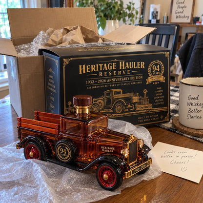 🚚 Heritage Hauler Reserve 94th Anniversary Vintage Truck Decanter