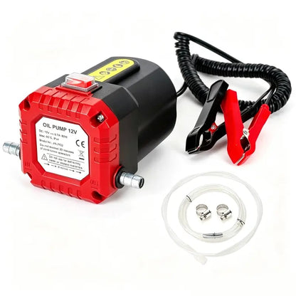 12V 80W Electric Oil Extractor Pump  Portable Oil Change & Diesel Transfer Pump with Suction Tubes for Cars, Trucks, RVs & Boats