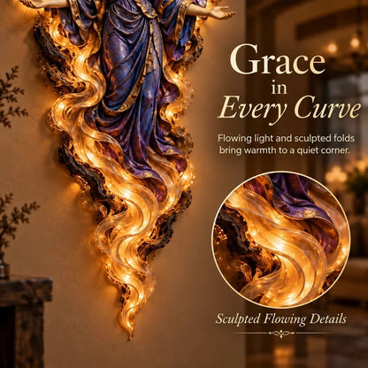 ✨✝️ Heavenly Radiance™ Lighted Angel Wall Sculpture