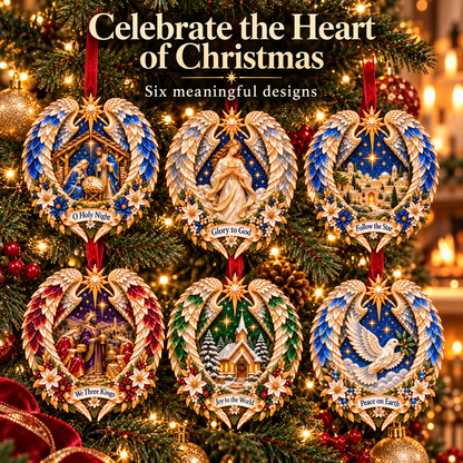 Wings of Faith – Christian Christmas Ornaments in 6 Inspirational Designs