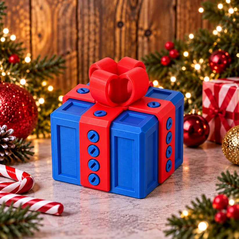 🎁 3D Christmas Prank Puzzle Gift Box – Solve the Puzzle to Reveal the Surprise! 🎄