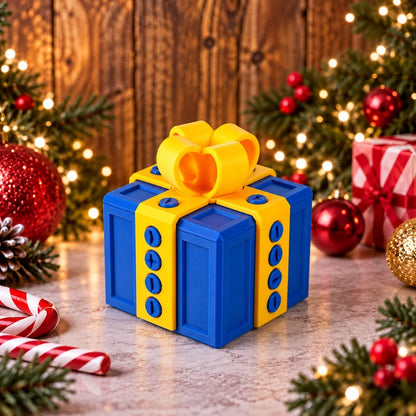 🎁 3D Christmas Prank Puzzle Gift Box – Solve the Puzzle to Reveal the Surprise! 🎄