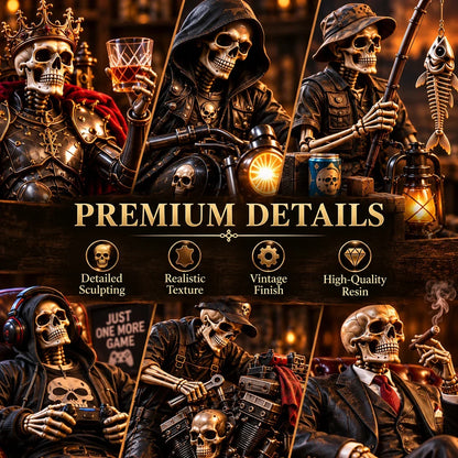💀🔥 Bad to the Bone – 6 Funny Skeleton Collectibles | Unique Gifts for Men & Man Cave Decor 🎁