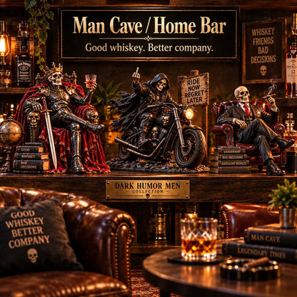 💀🔥 Bad to the Bone – 6 Funny Skeleton Collectibles | Unique Gifts for Men & Man Cave Decor 🎁